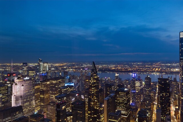 city view featuring a water view