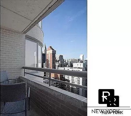 balcony with a view of city