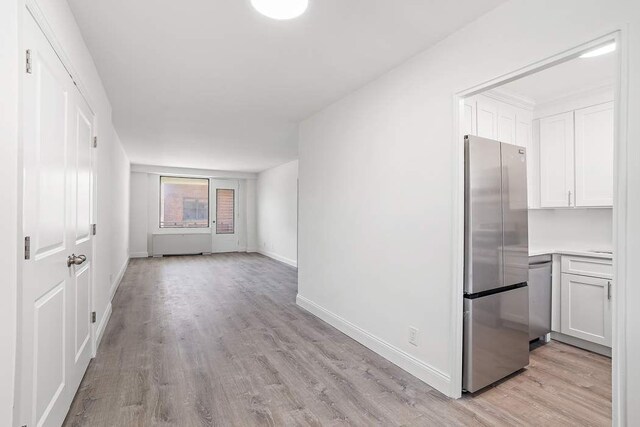 interior space featuring light hardwood / wood-style flooring