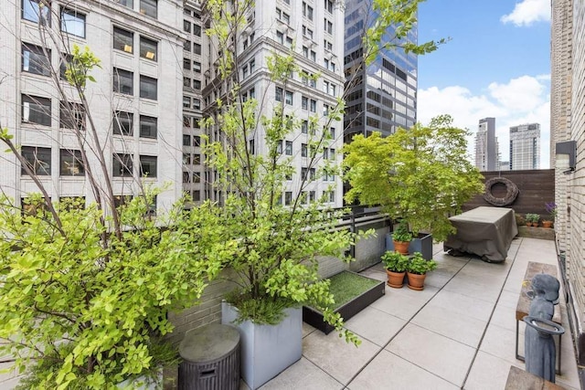 20 Pine St Unit 3001, New York City, NY 10005 - balcony with grilling area