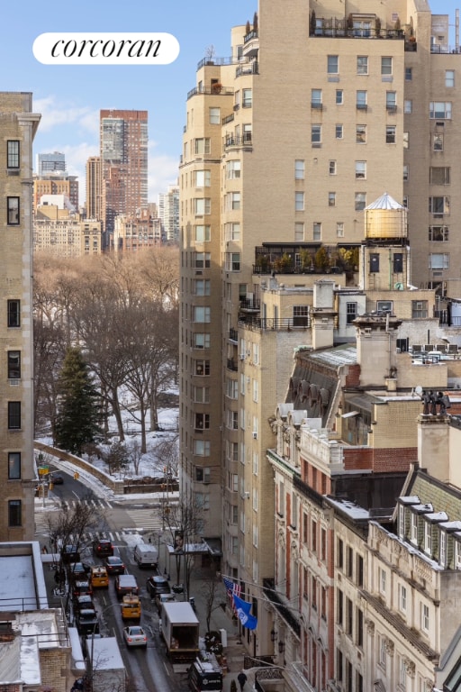 view of property with a view of city