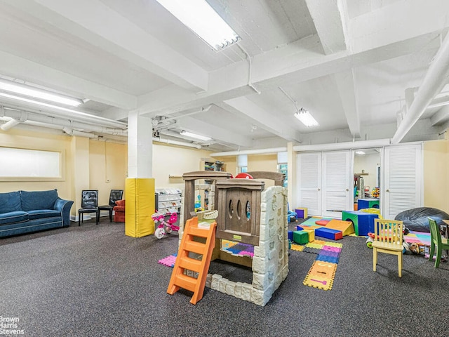 3901 Independence Ave Unit 2T, New York City, NY 10463 - game room with beam ceiling