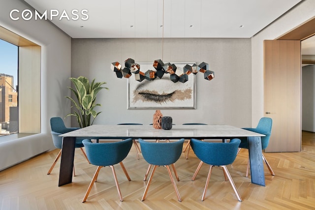 551 W 21st St Unit 10B, New York City, NY 10011 - view of dining room