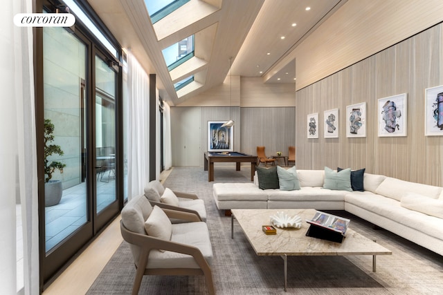 430 E 58th St Unit 19B, New York City, NY 10022 - common area with recessed lighting and a towering ceiling