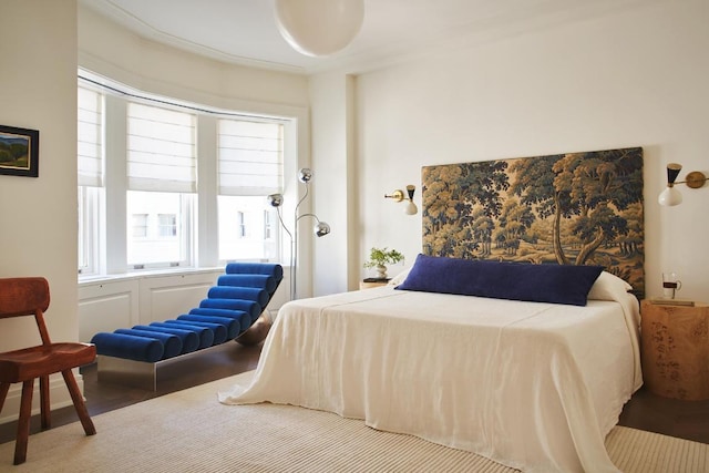 bedroom featuring hardwood / wood-style floors