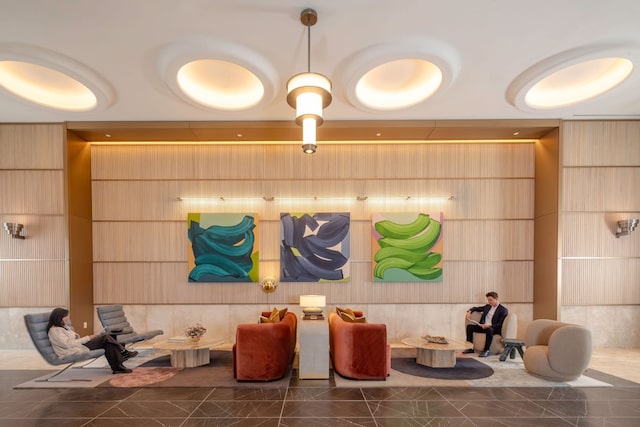view of community lobby