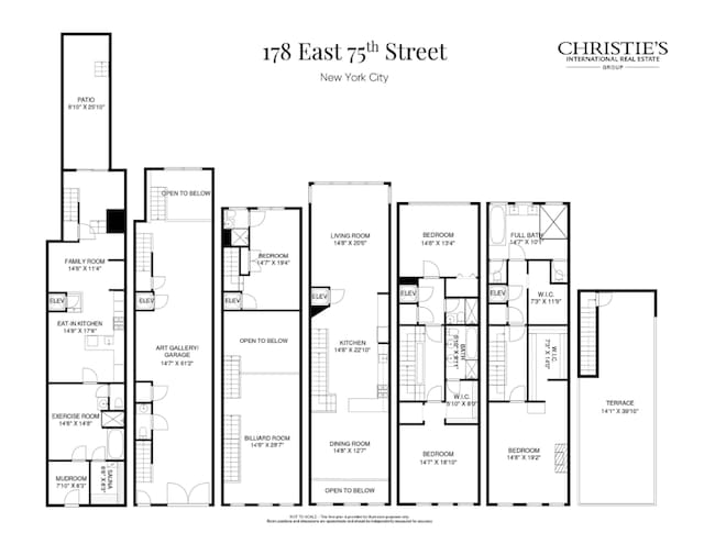 178 E 75th St, New York City NY, 10021, 5 bedrooms, 5.5 baths townhouse for sale