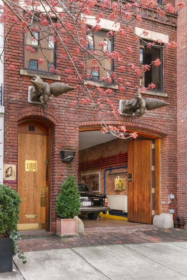 178 E 75th St, New York City, NY 10021 - entrance to property featuring brick siding