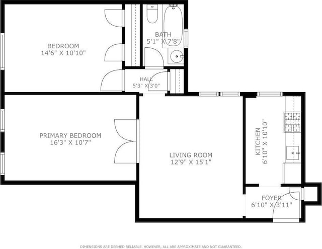 325 Marine Ave Unit C3, New York City, NY 11209 - view of floor plan / room layout