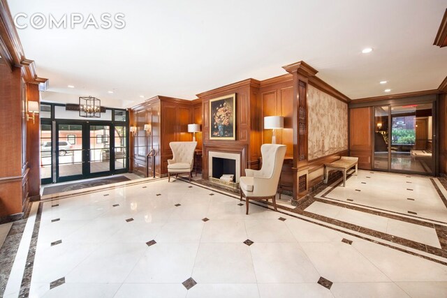 view of community lobby