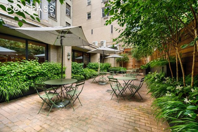 view of patio / terrace featuring outdoor dining space