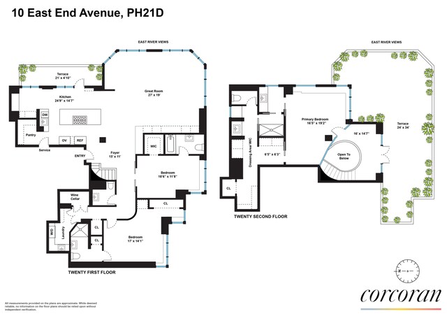 10 E End Ave Unit Ph21D, New York City, NY 10075 - floor plan / room layout
