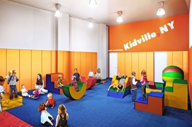 playroom with carpet