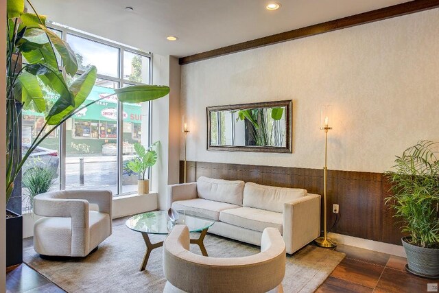 living room with a wealth of natural light