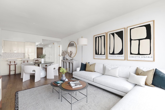 50 Riverside Blvd Unit 15-M, New York City, NY 10069 - living room featuring wood finished floors