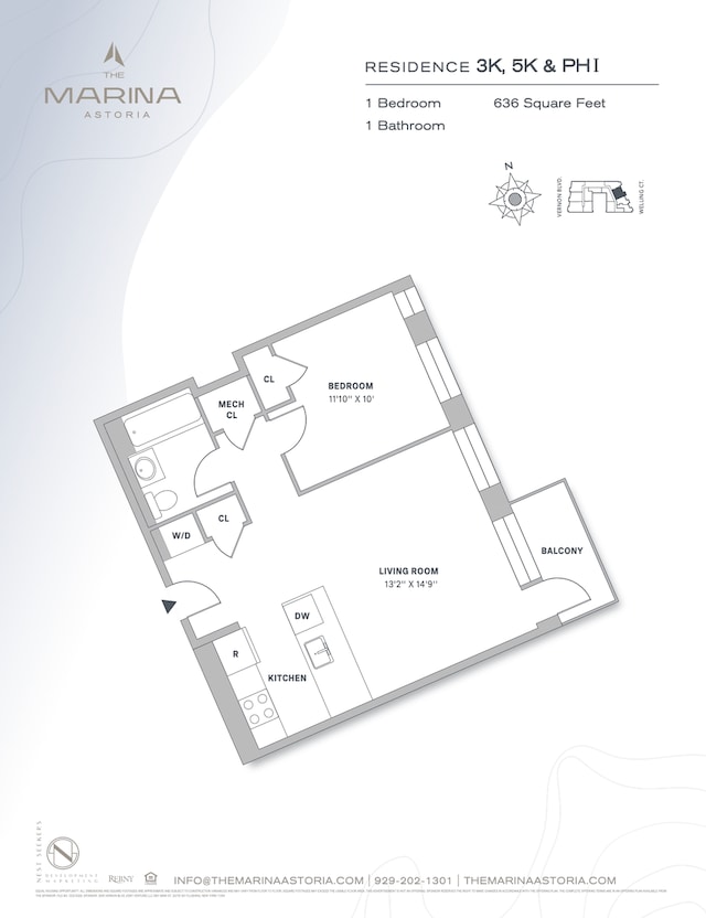 30-05 Vernon Blvd Ph-I, Ph-I New York City, NY 11102 - floor plan / room layout
