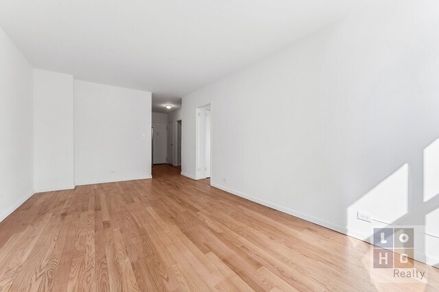 interior space featuring light wood finished floors