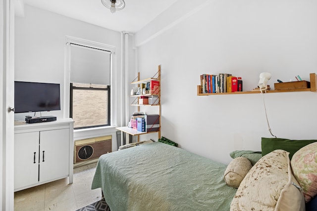 view of tiled bedroom