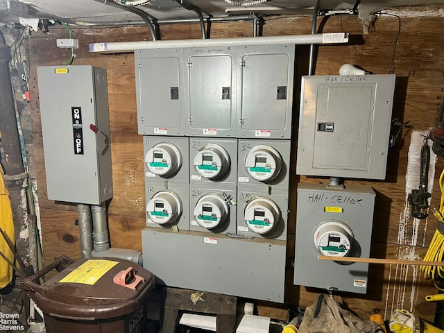 utility room featuring electric panel