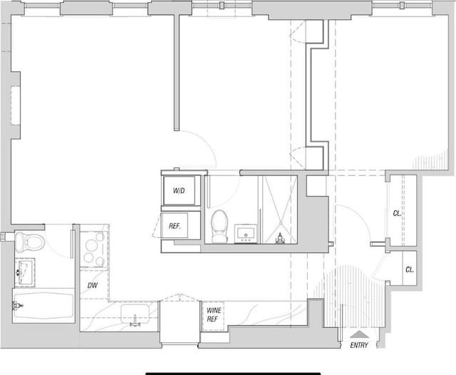 425 W 24th St Unit 3Gf, New York City, NY 10011 - home floor plan