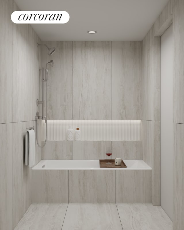 view of full bathroom