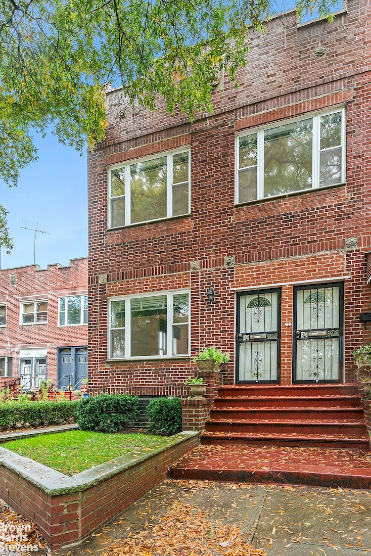 191 Terrace Place, New York City, NY 11218 - view of front of house featuring brick siding and entry steps