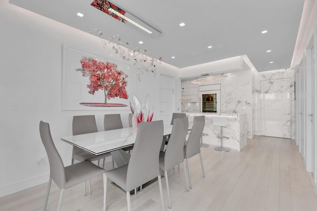200 E 69th St Unit 31-A, New York City, NY 10021 - dining room with wood finished floors and recessed lighting