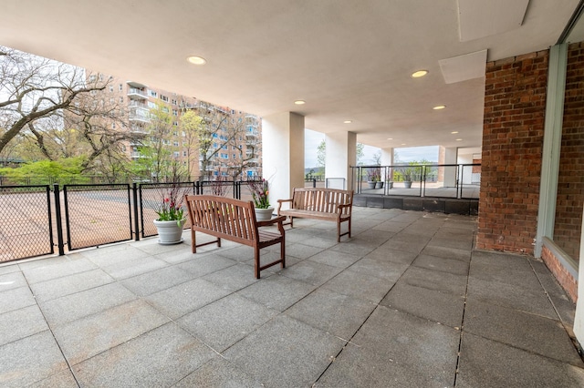 2727 Palisade Ave Unit 7-B, New York City, NY 10463 - view of patio featuring a balcony