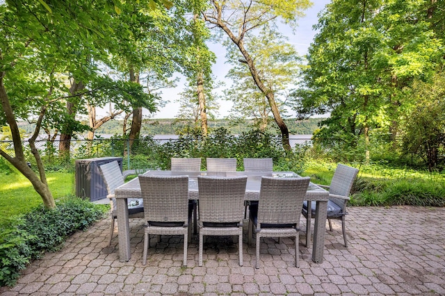 2727 Palisade Ave Unit 7-B, New York City, NY 10463 - view of patio / terrace with outdoor dining space
