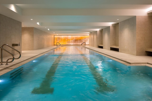 view of indoor pool