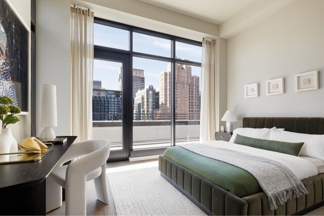 111 W 56th St Phc, Phc, New York City, NY 10019 - bedroom featuring a view of city
