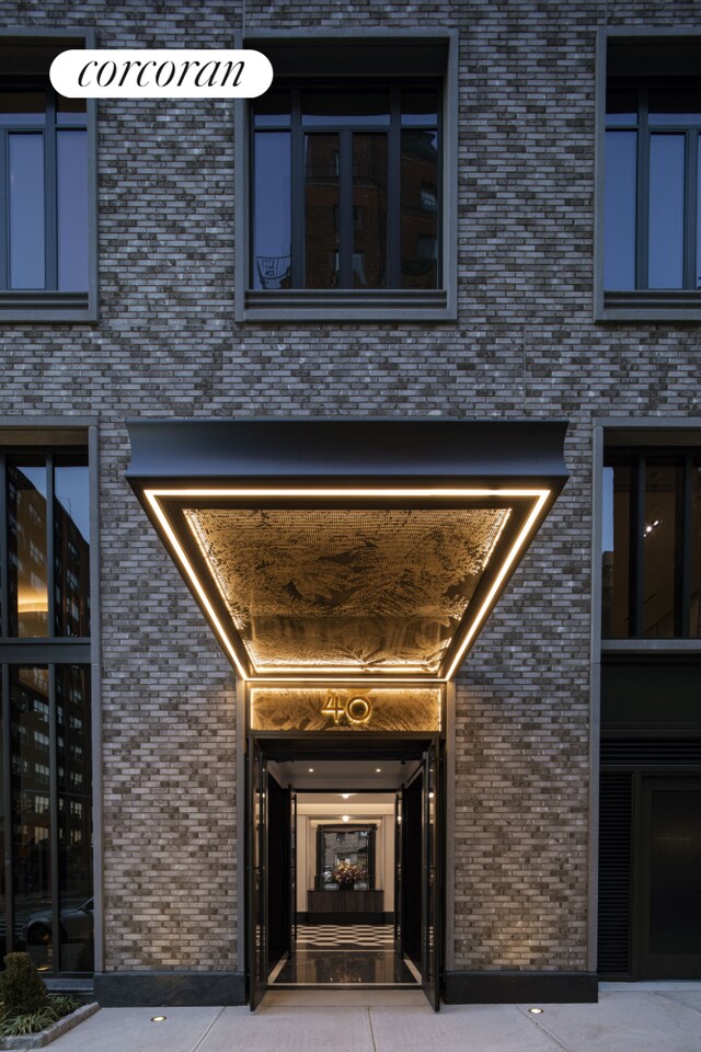 40 E End Ave Unit Th, New York City, NY 10028 - doorway to property with brick siding