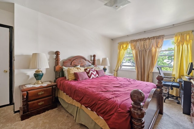 bedroom featuring carpet flooring