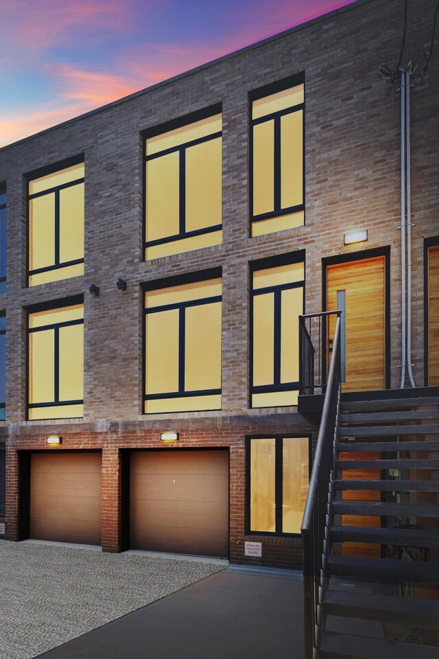604 E 54th St, New York City, NY 11203 - modern home with a garage