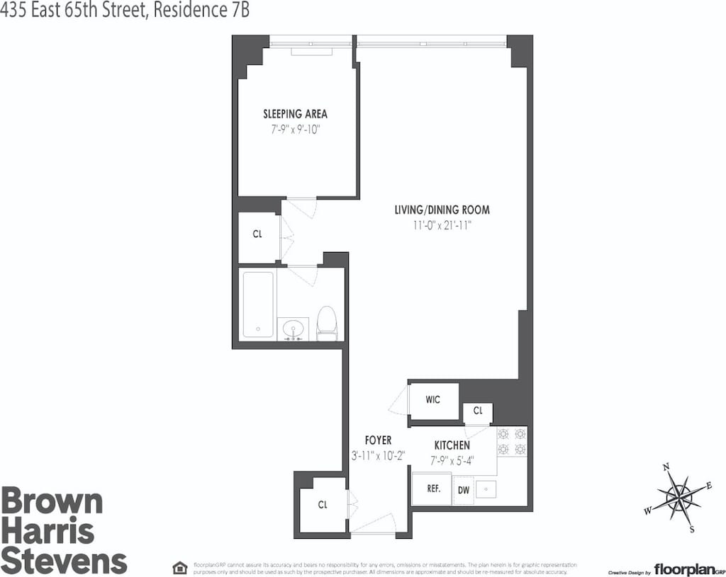 435 E 65th St Unit 7B, New York City, NY 10065 - property floor plan