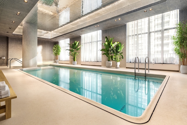 view of indoor pool