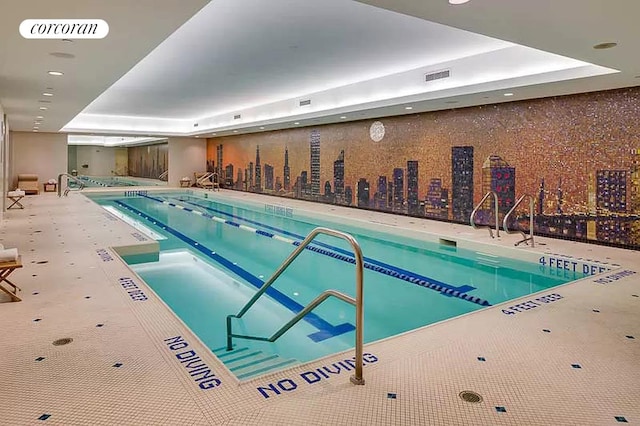 845 1st Ave Unit 42E, New York City, NY 10017 - view of indoor community pool