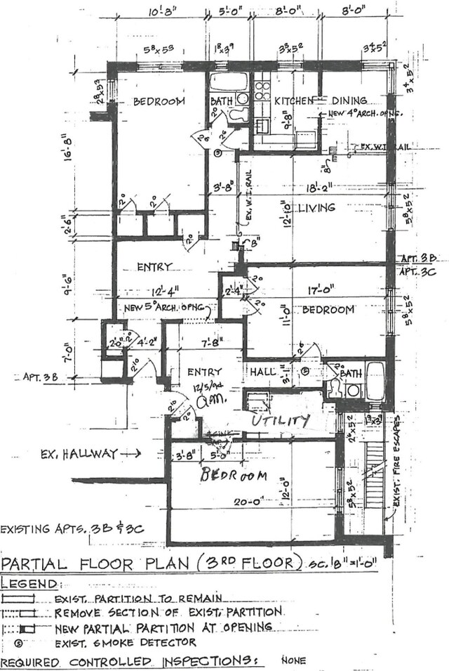 72-11 110th St Unit 3B, New York City, NY 11375 - living area featuring arched walkways, light wood-type flooring, baseboards, and cooling unit