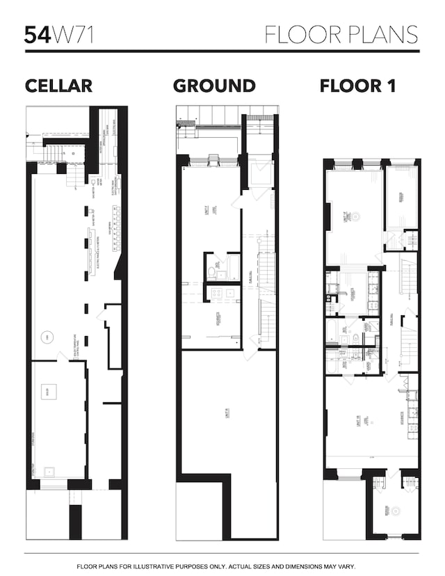 54 W 71st Street Building, New York City, NY 10023 - floor plan / room layout