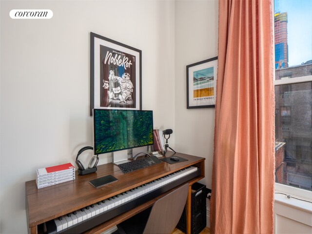 unfurnished bedroom featuring light hardwood / wood-style floors