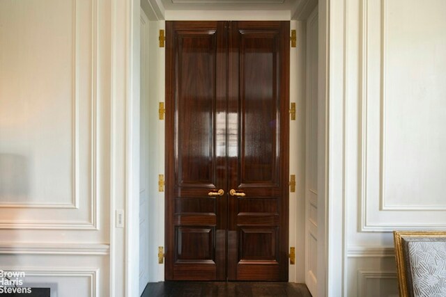 bedroom featuring ornamental molding