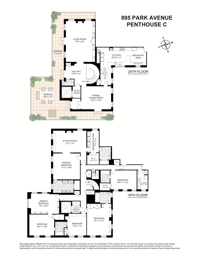 895 Park Ave Phc, Phc, New York City, NY 10075 - view of layout