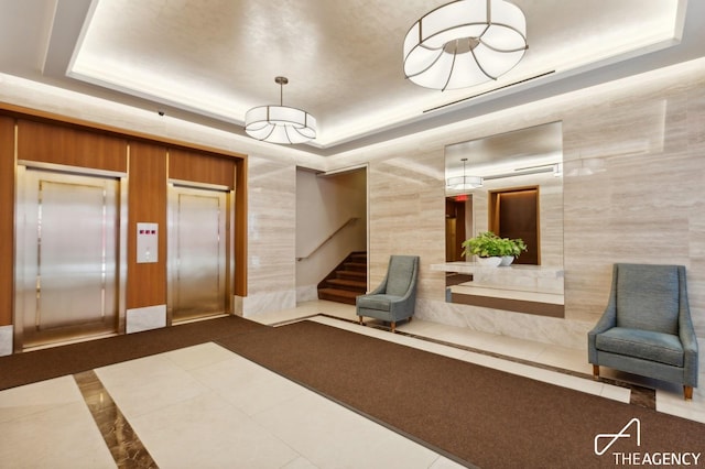 common area featuring stairs
