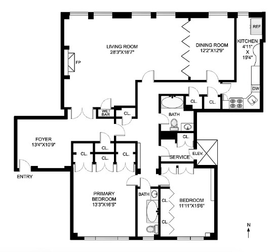 130 E 67th St Unit 9C, New York City, NY 10065 - property floor plan