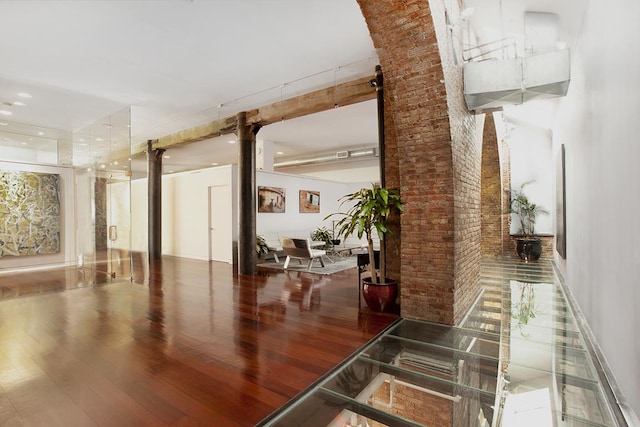 169 Hudson St Unit 1-N, New York City, NY 10013 - lobby with brick wall