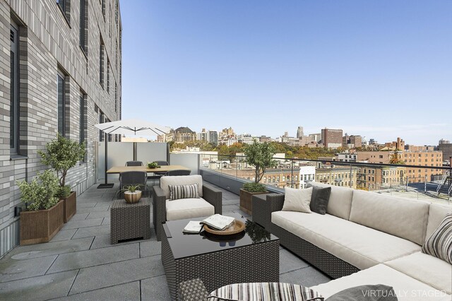 view of patio / terrace featuring outdoor lounge area