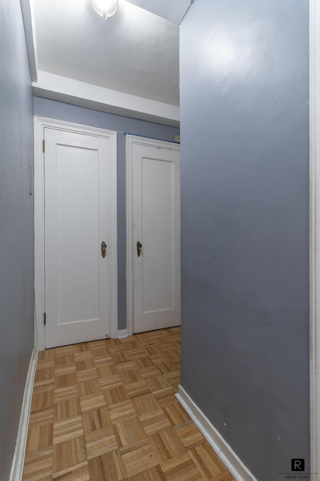 hall with baseboards