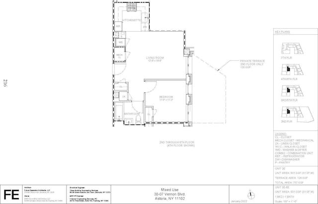 30-05 Vernon Blvd Unit 5-E, New York City, NY 11102 - view of property floor plan