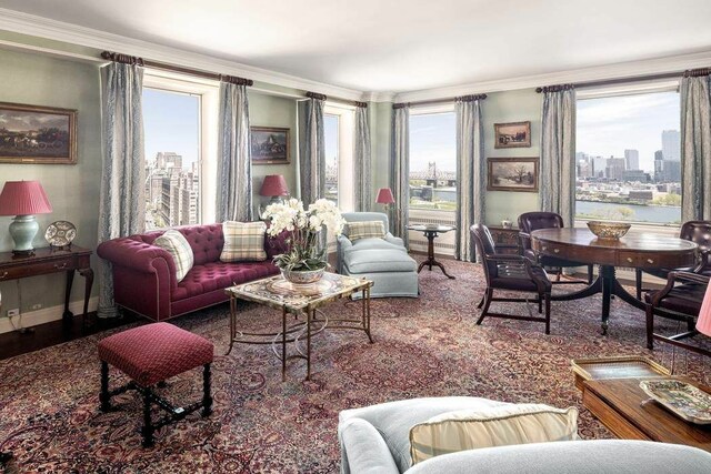 carpeted bedroom with multiple windows