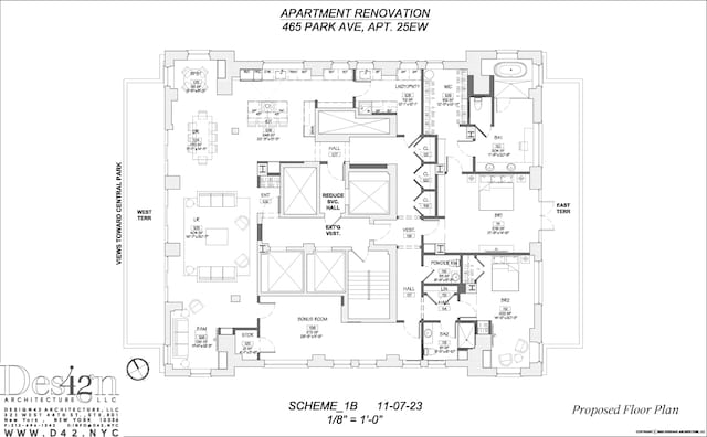 465 Park Ave Unit 25Ew, New York City, NY 10022 - view of room layout